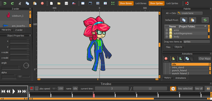 Aubrey in Spriter Pro