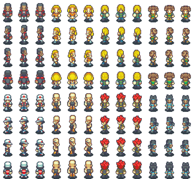 mushroom character sprites for rpg maker mv