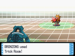 Trick Room changes the rules of the battle so that Pokémon with the lower speed stat moves first.