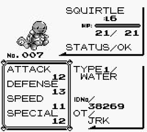 Any RPG player can make sense of the stats screen in Pokémon, even though it doesn't use a traditional party structure.